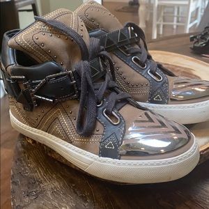 Ladies leather Ivy kirzhner high tops